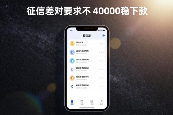 征信差 贷款app,概括这五个征信差借钱对要求不高4000稳下款的app
