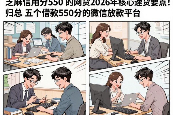 芝麻信用分550 的网贷2026年核心速贷要点!归总五个借款550分的微信放款平台