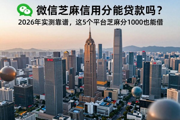 微信芝麻信用分能贷款吗？2026年实测靠谱，这5个平台芝麻分1000也能借