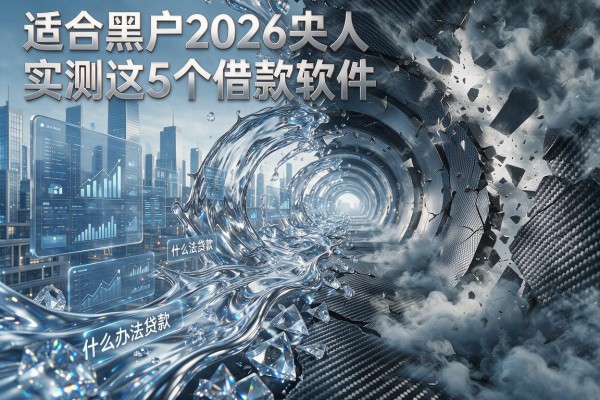 适合黑户2026多人实测这5个借款软件,黑户有什么办法贷款十万元呢?