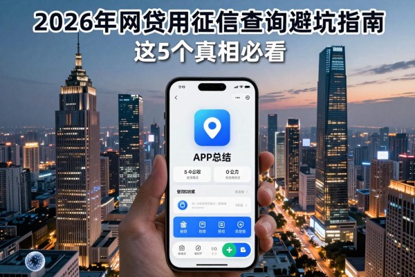 征信黑、征信不好、征信烂?2026年网贷信用征信查询避坑指南,这5个真相必看!附两千块小额贷款APP总结