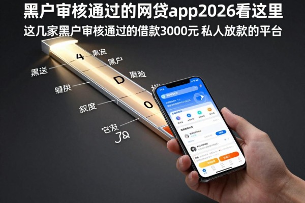 黑户审核通过的网贷app，2026看这里这几家黑户审核通过的借款3000元私人放款的平台