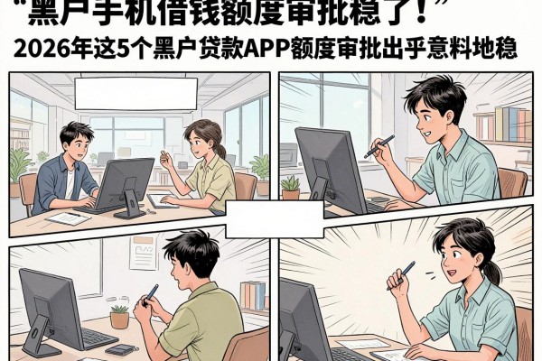 黑户手机借钱额度审批稳了！2026年这5个黑户贷款APP额度审批出乎意料地稳