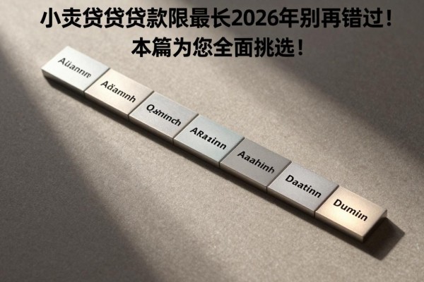 小额贷款贷款期限最长2026年别再错过!本篇为您全面挑选!