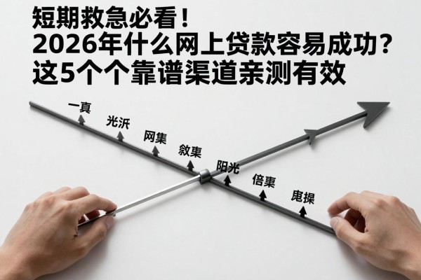 短期救急必看！2026年什么网上贷款容易成功？这5个靠谱渠道亲测有效