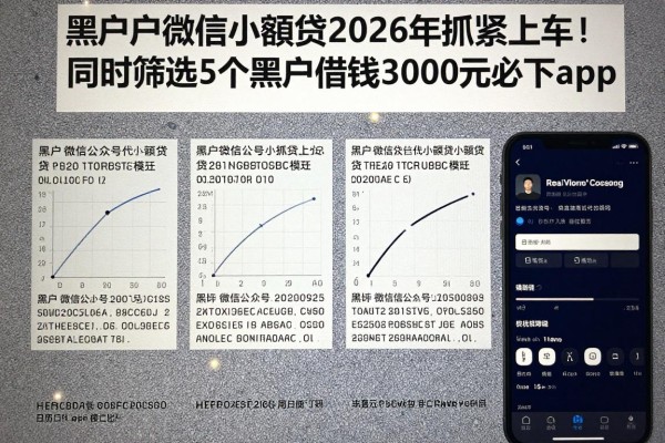 黑户微信公众号小额贷2026年抓紧上车!同时筛选5个黑户借钱3000元必下app