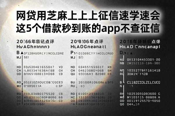 网贷用芝麻上不上征信速学速会，2026年点评​这5个借款秒到账的app不查征信