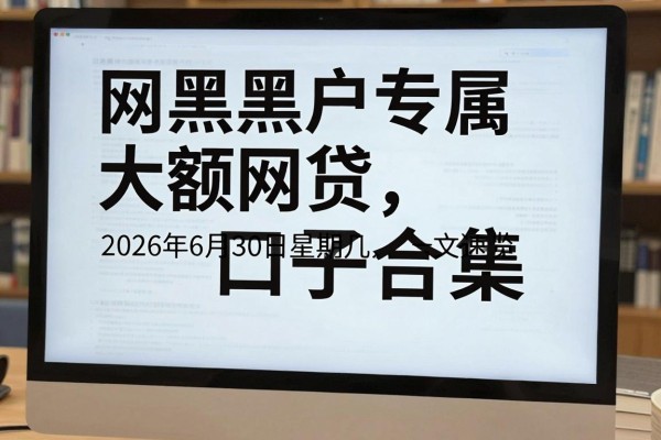 网黑黑户专属大额网贷口子合集,2026年6月30日星期几一文速览