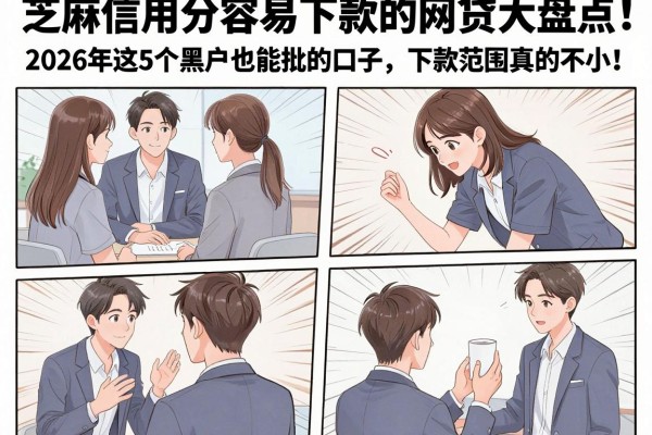 芝麻信用分容易下款的网贷大盘点!2026年这5个黑户也能批的口子,下款范围真的不小!