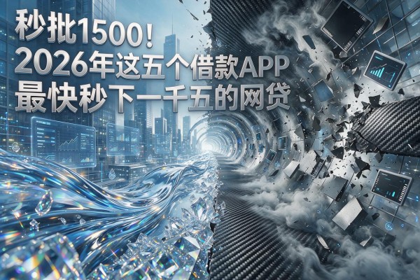 秒批1500!2026年这五个借款APP最快秒下一千五的网贷