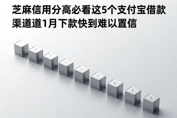 芝麻信用分高必看!这5个支付宝借款渠道1月下款快到难以置信