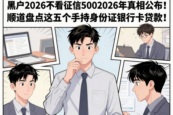 黑户2026不看征信5002026年真相公布!顺道盘点这五个手持身份证银行卡贷款