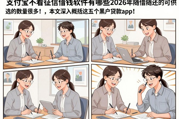 支付宝不看征信借钱软件有哪些2026年随借随还的可供挑选的数量很多!,本文深入概括这五个黑户贷款app!