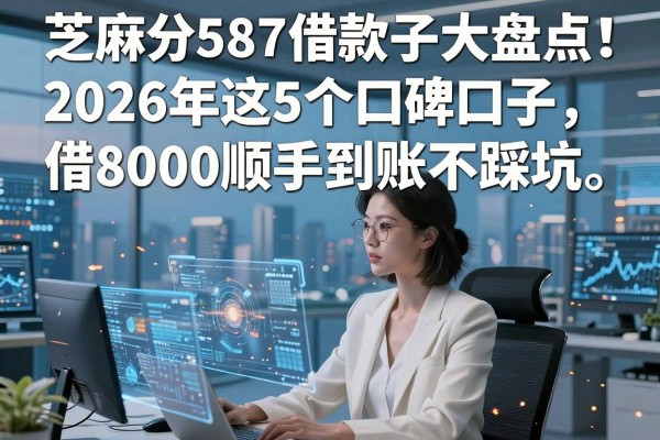 芝麻分587借款口子大盘点!2026年这5个口碑口子,借8000顺手到账不踩坑