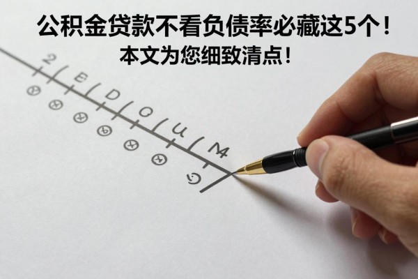 公积金贷款不看负债率必藏这5个！本文为您细致清点！
