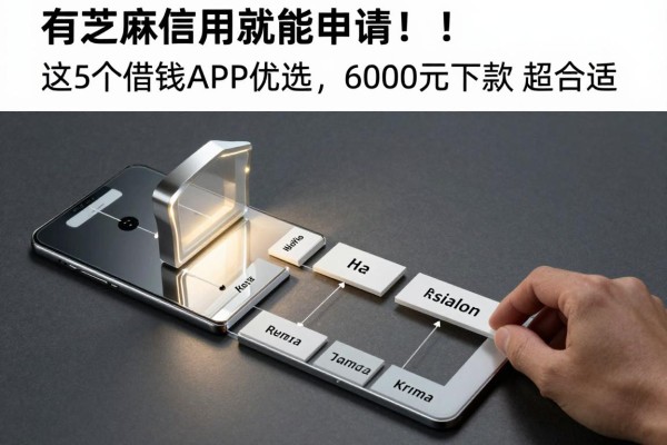 有芝麻信用就能申请！这5个借钱APP优选，6000元下款超合适