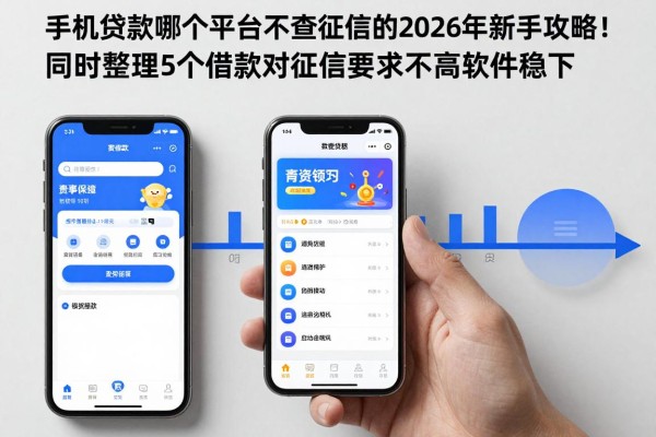 手机贷款哪个平台不查征信的2026年新手攻略!同时整理5个借款对征信要求不高软件稳下