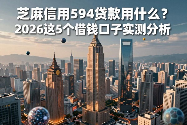 芝麻信用594贷款用什么？2026这5个借钱口子实测分析！