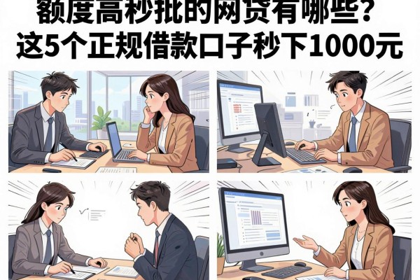 额度高秒批的网贷有哪些?这5个正规借款口子秒下1000元