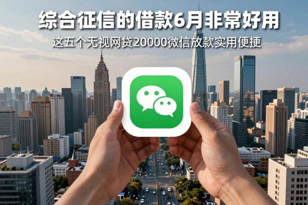 不看综合征信的借款6月非常好用，这五个无视网贷20000微信放款app实用便捷