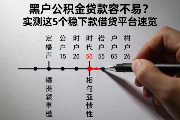 黑户公积金贷款容不容易？实测这5个稳下款借钱平台速览
