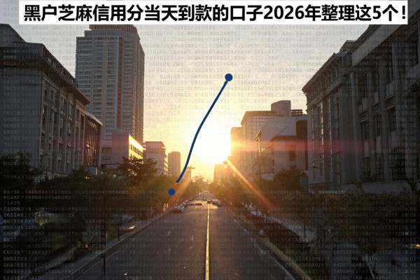 黑户芝麻信用分当天到款的口子2026年整理这5个!本篇为您详细研讨!