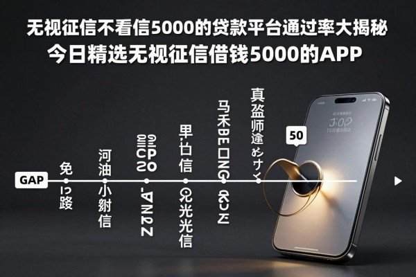 无视征信也能借!2026年不看征信5000的贷款平台通过率大揭秘,今日精选无视征信借钱5000的APP