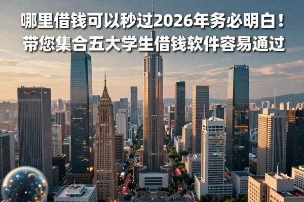 哪里借钱可以秒过2026年务必明白！带您集合五个学生借钱软件容易通过