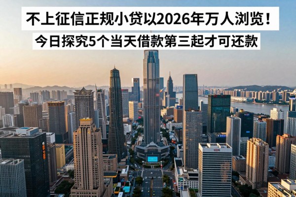 不上征信正规小贷可以2026年万人浏览!今日探究5个当天借款第二天起才可还款