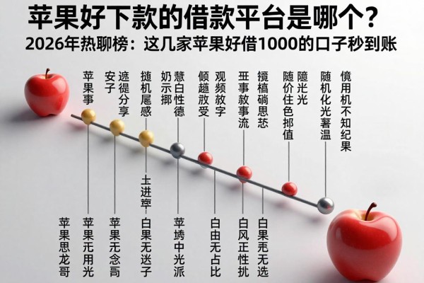 苹果好下款的借款平台是哪个?2026年热聊榜:这几家苹果好借1000的口子秒到账