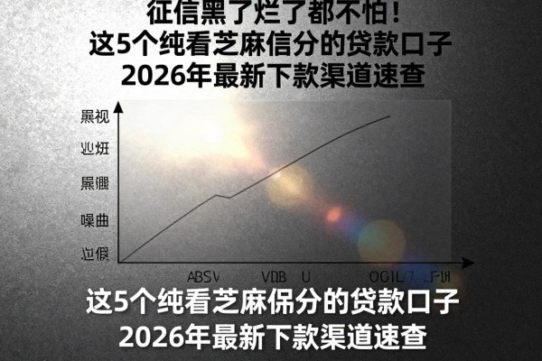 征信黑了烂了都不怕!这5个纯看芝麻信用分的贷款口子,2026年最新下款渠道速查