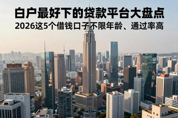 白户最好下的贷款平台大盘点!2026这5个借钱口子不限年龄、通过率高