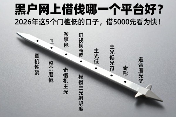黑户网上借钱哪一个平台好?2026年这5个门槛低的口子,借5000先看为快!