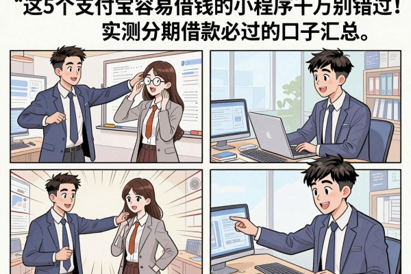 这5个支付宝容易借钱的小程序千万别错过!实测分期借款必过的口子汇总