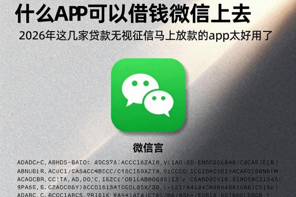 什么app可以借钱到微信上去,2026年这几家贷款无视征信马上放款的app太好用了