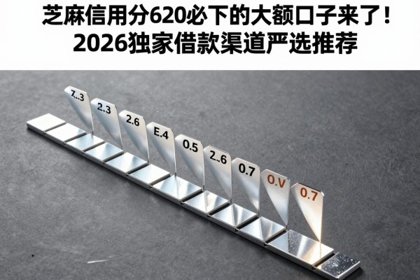 芝麻信用分620必下的大额口子来了!2026独家借款渠道严选推荐