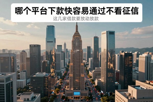 哪个平台下款快容易通过不看征信，这几家借款自动放款对征信要求不高的app很给力
