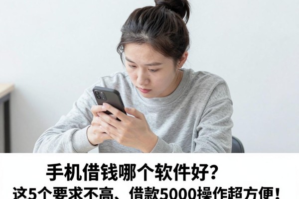 手机借钱哪个软件好？这5个要求不高、借款5000操作超方便