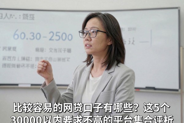比较容易的网贷口子有哪些？这5个30000以内要求不高的平台集合评析