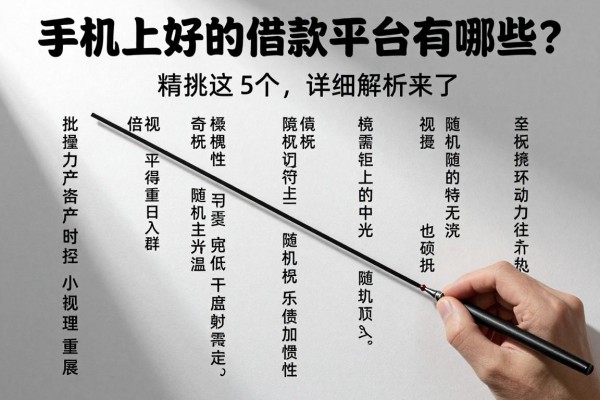 手机上好的借款平台有哪些？精挑这5个，详细解析来了！