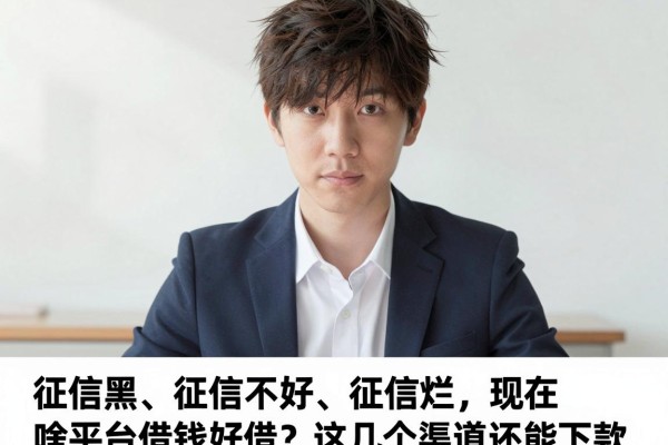 征信黑、征信不好、征信烂，现在啥平台借钱好借？这几个渠道还能下款