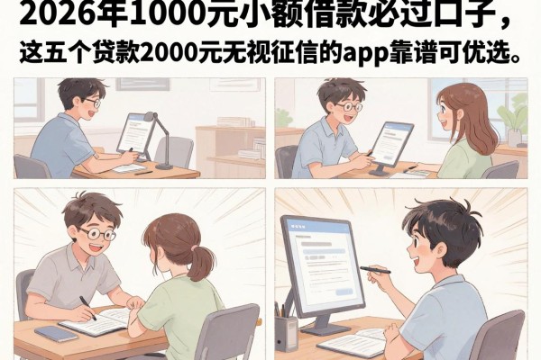 2026年1000元小额借款必过口子,这五个贷款2000元无视征信的app靠谱可优选