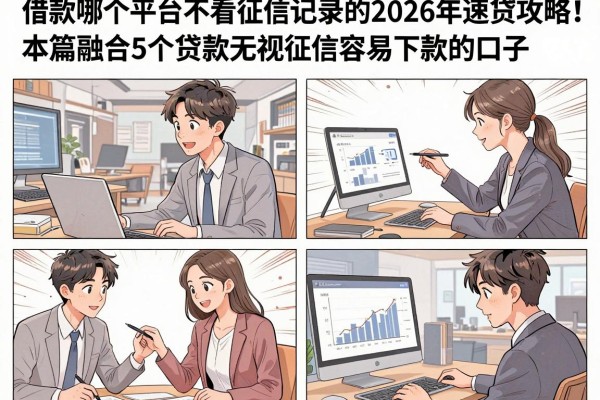 借款哪个平台不看征信记录的2026年速贷攻略!本篇融合5个贷款无视征信容易下款的口子