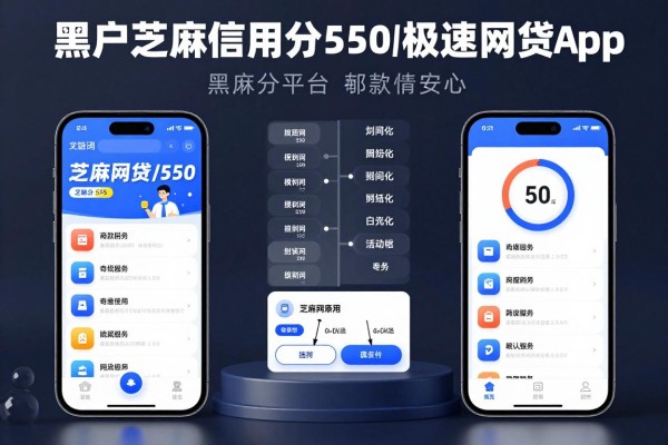 黑户芝麻信用分550极速网贷app,同时展示这五个黑户芝麻分550借款5000元的平台特别安心