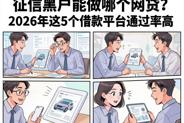 征信黑户能做哪个网贷?2026年这5个借款平台通过率高