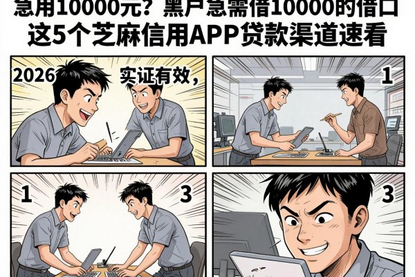 急用10000元?黑户急需借10000的借口2026实证有效,这5个芝麻信用APP贷款渠道速看