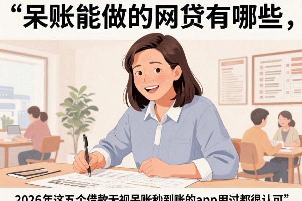 呆账能做的网贷有哪些，2026年这五个借款无视呆账秒到账的app用过都很认可