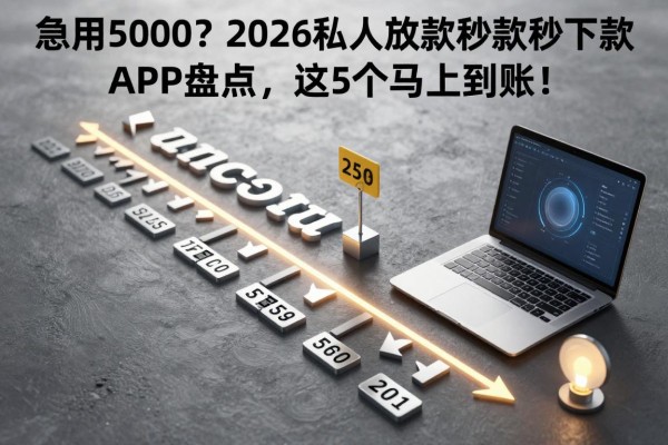 急用5000?2026私人放款秒下款APP盘点,这5个马上到账!
