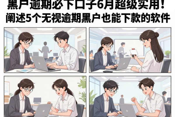 黑户逾期必下口子6月超级实用!阐述5个无视逾期黑户也能下款的软件