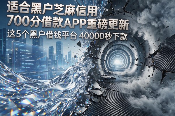 适合黑户芝麻信用700分借款APP重磅更新,这5个黑户借钱平台40000秒下款
